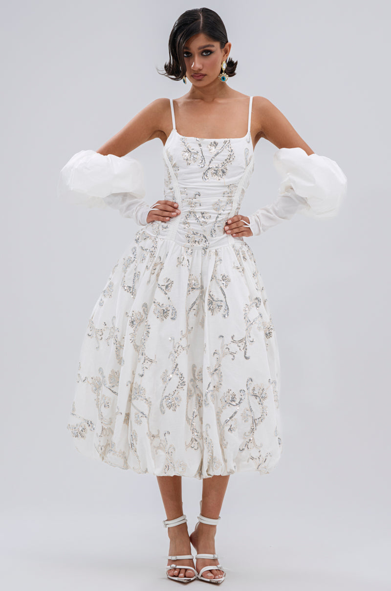 BEST DRESSED PRINTED MIDI DRESS