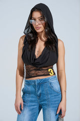 DON'T MESS WITH ME HALTER TOP