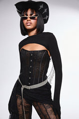 QUIET CHIC CORSET TOP