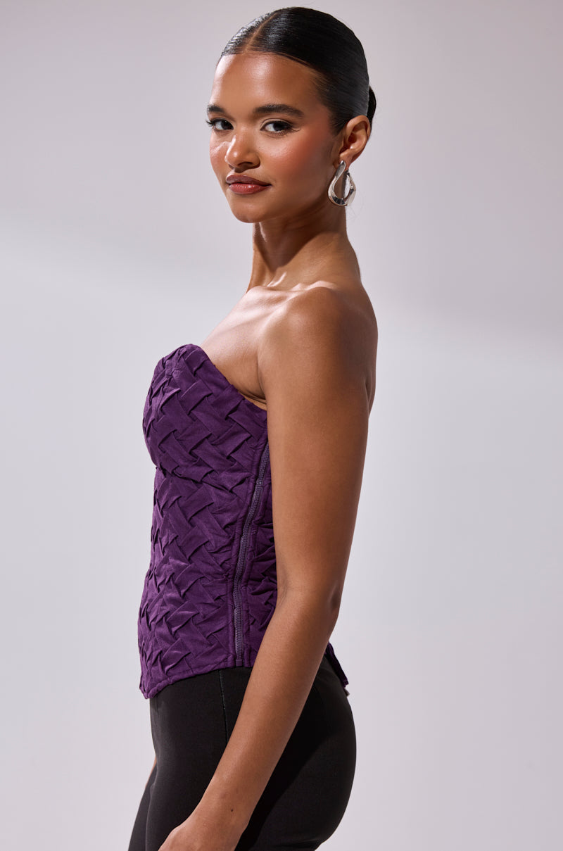 FEELING SPECIAL SUEDE CORSET