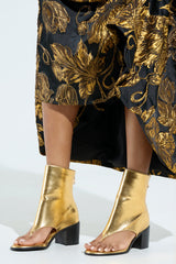 AZALEA WANG GOLD CHUNKY SANDAL