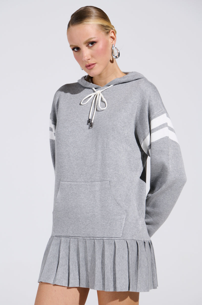 BETTER OFF SWEATER JERSEY DRESS