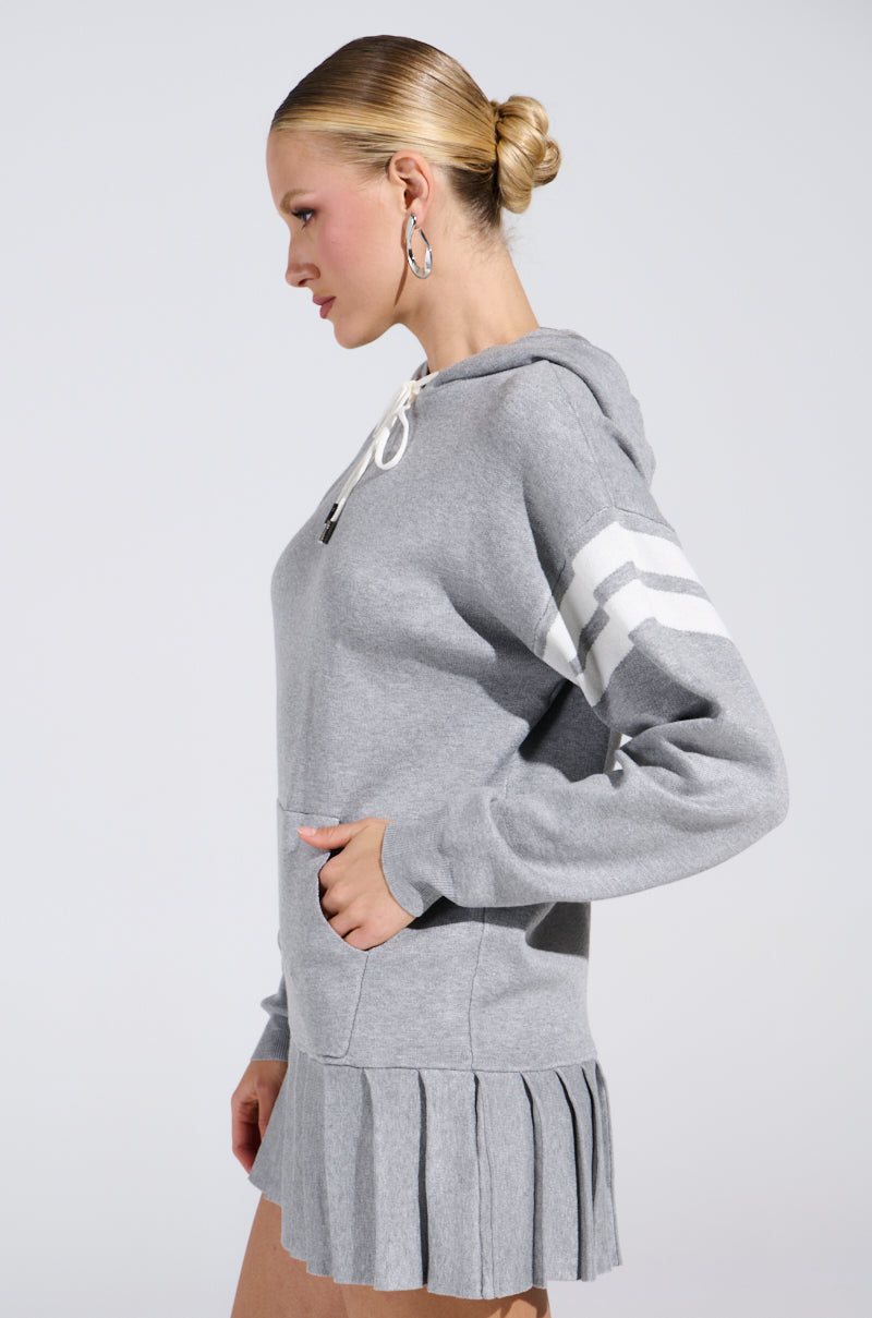 BETTER OFF SWEATER JERSEY DRESS