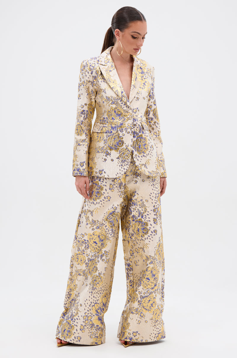 GOLDIE BROCADE TROUSER