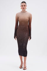 FIFTY SHADES OMBRE MIDI DRESS