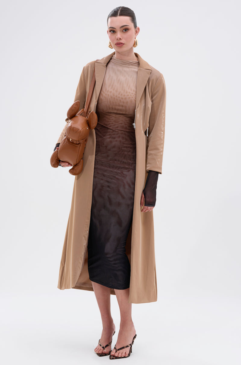 FIFTY SHADES OMBRE MIDI DRESS