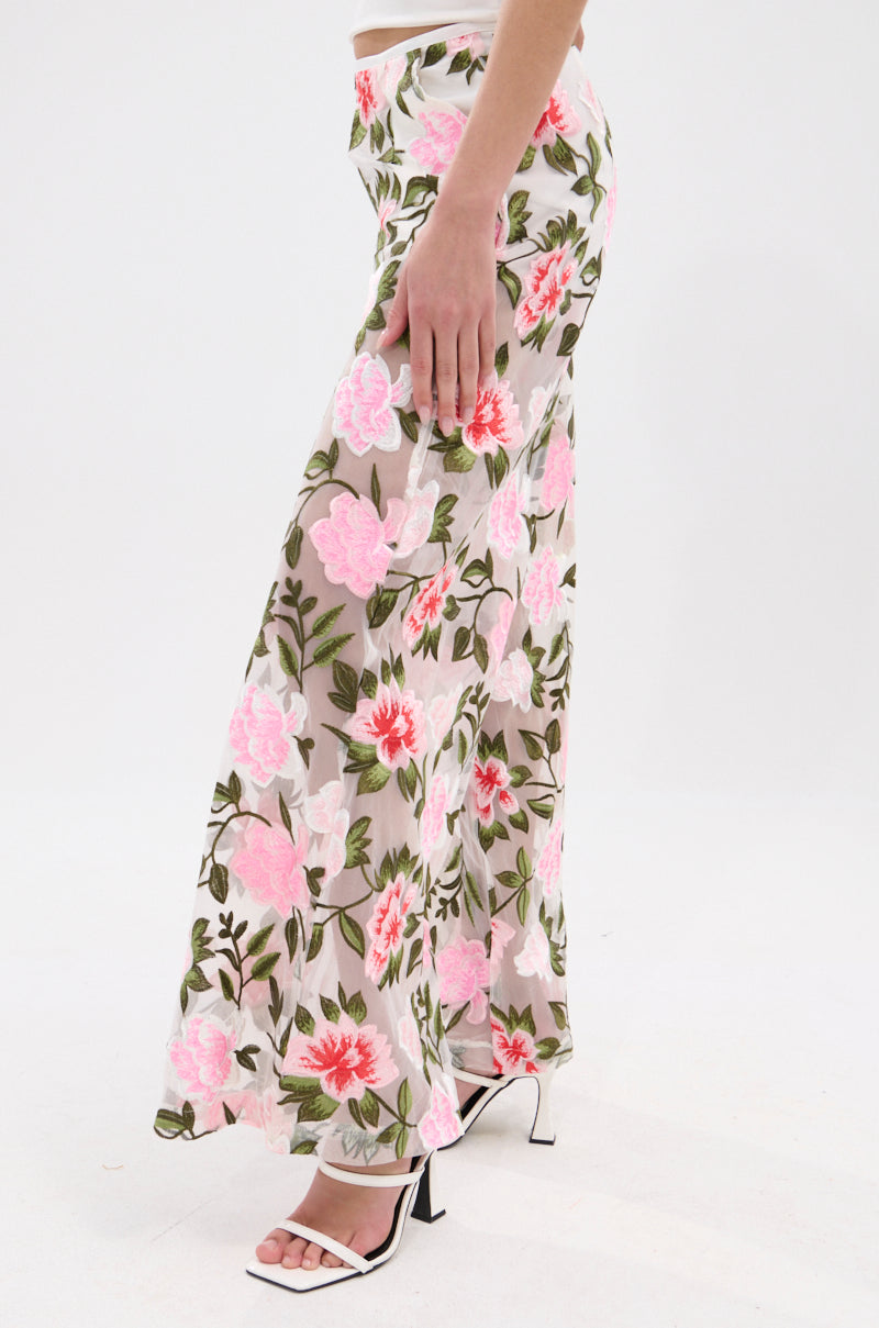 BLOSSOM LACE PALAZZO PANTS