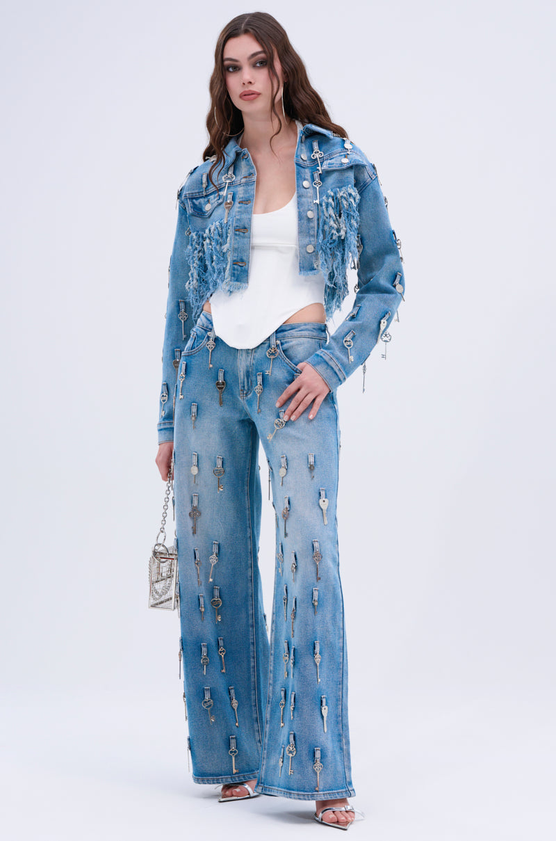 KEY TO THE CITY RELAXED FIT JEANS