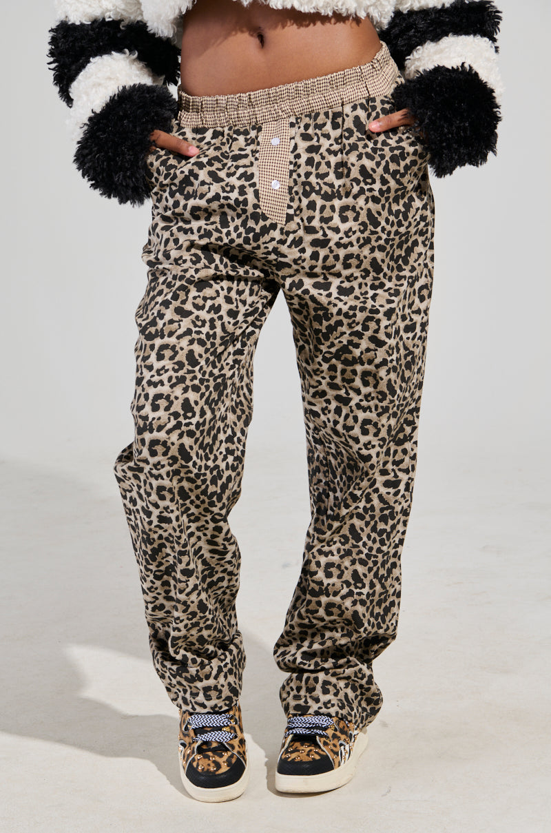 KISS ME CHEETAH PANT