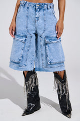 LANA DENIM JORT