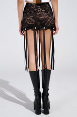 GIRLY POP LACE MINI SKIRT