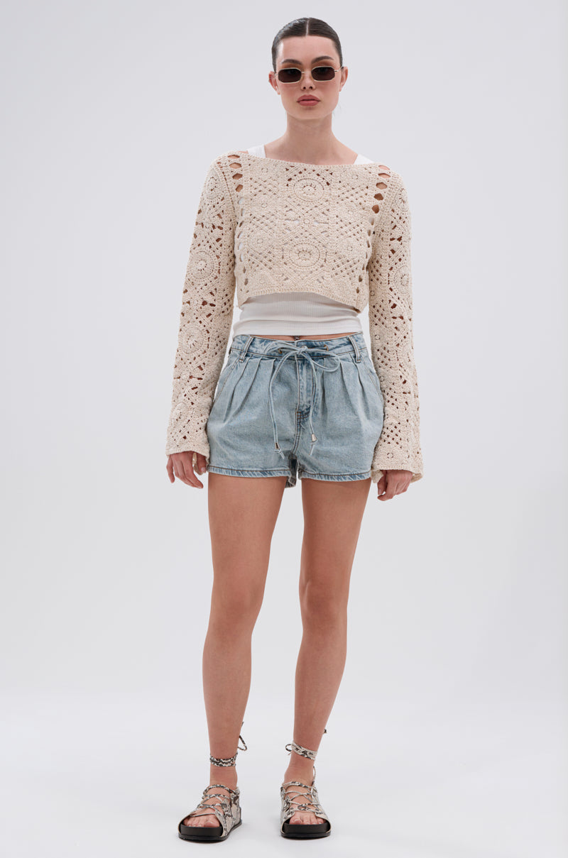 FIRE HOT DENIM SHORT
