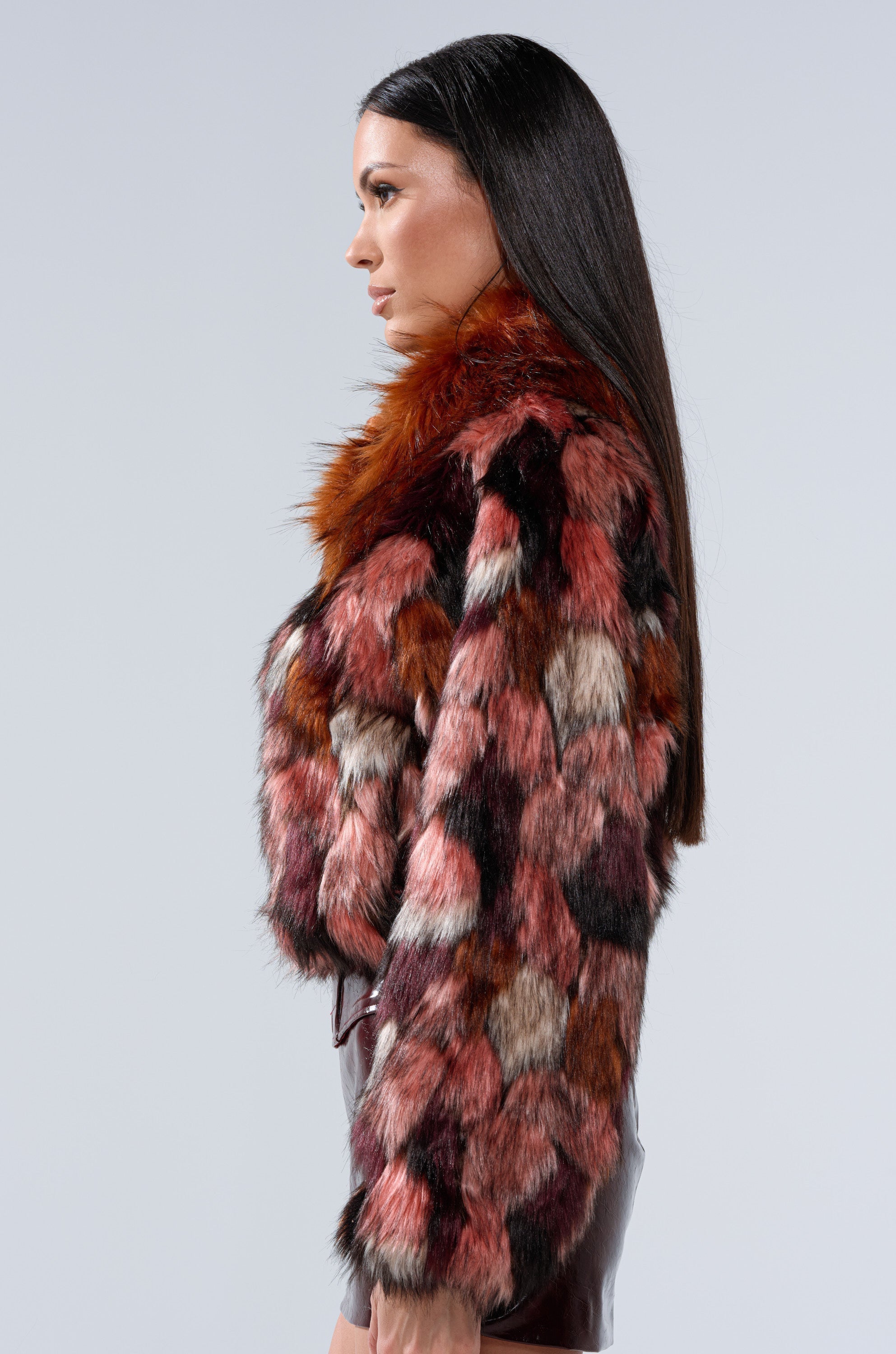 DELTA FAUX FUR COAT