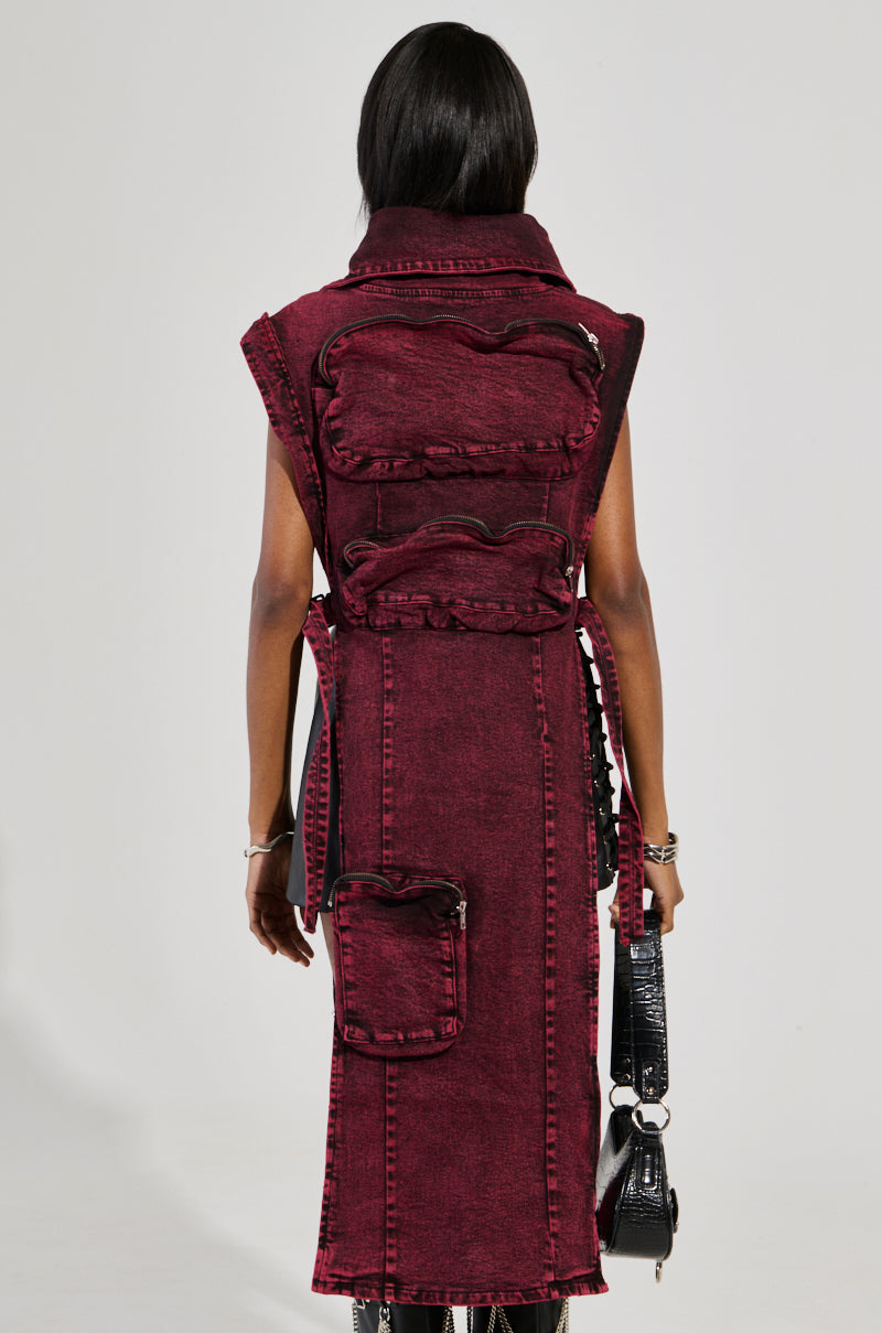 KADEN CARGO SLEEVELESS TOP