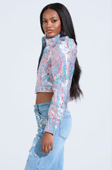 DELILAH PUFF SHOULDER BOMBER