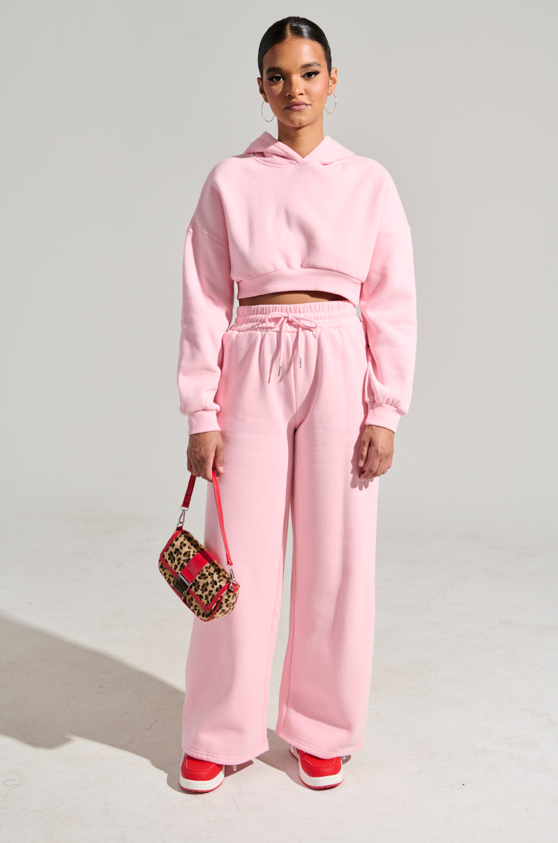 LOVER CROPPED HOODIE