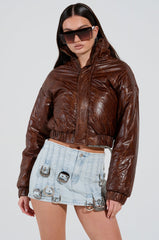 EYES OF THE NIGHT PUFFER JACKET