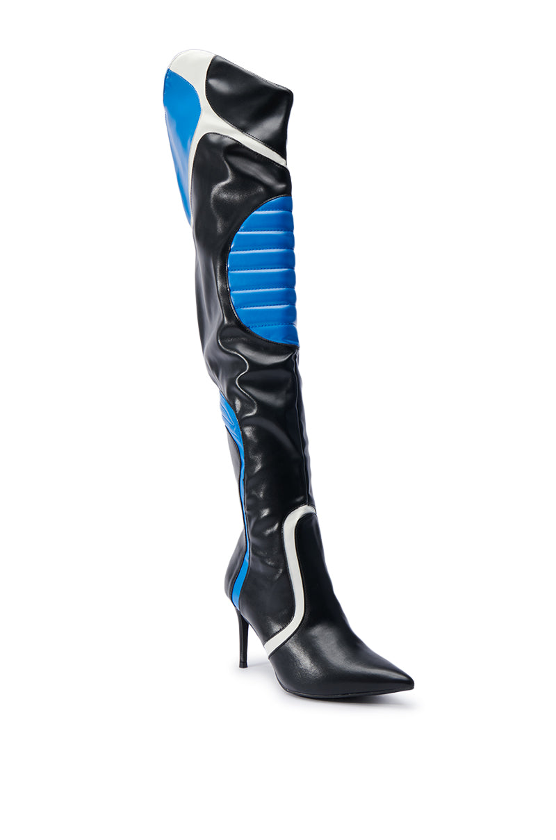 MANTRA BLUE RACER STILETTO BOOT