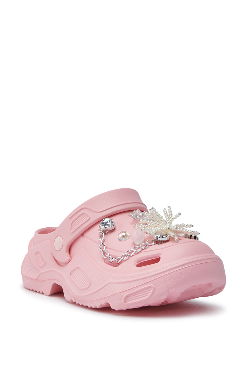 AZALEA WANG MAVA PINK PEARL IRIDESCENT FLAT