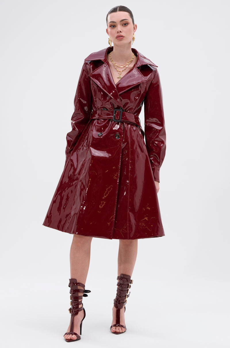 MITICA PATENT TRENCH COAT