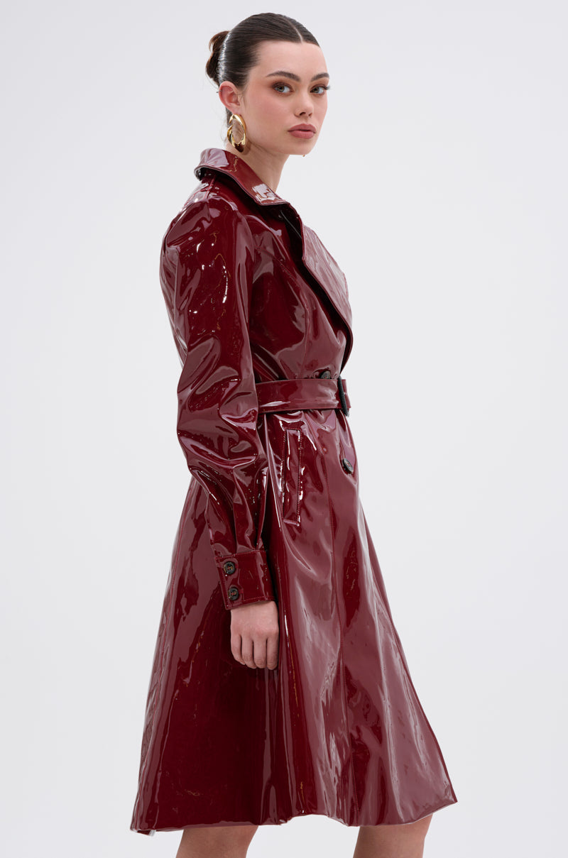 MITICA PATENT TRENCH COAT