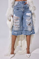 GO GET SOME DENIM BERMUDA SHORT