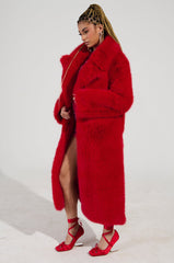 OXFORD FAUX FUR TRENCH