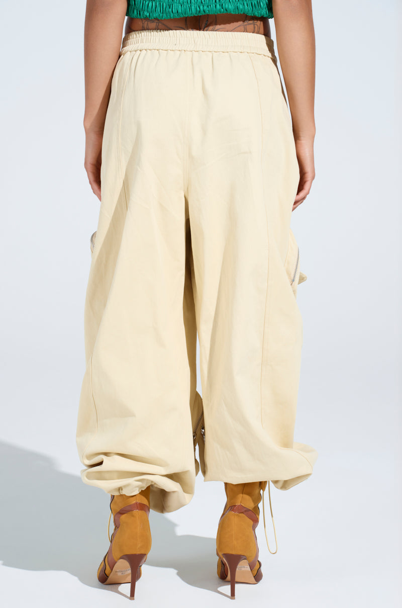 DO THE MOST TIE FRONT PANT