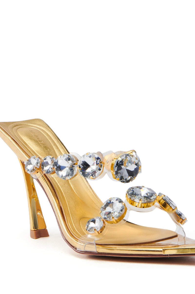 AZALEA WANG PAOLINA GOLD SANDAL