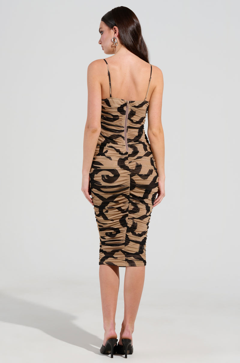 MY DARLIN MESH MIDI DRESS