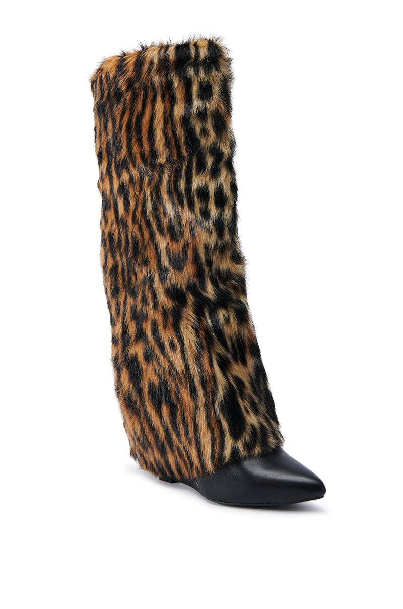 AZALEA WANG RAILAY WEDGE BOOT