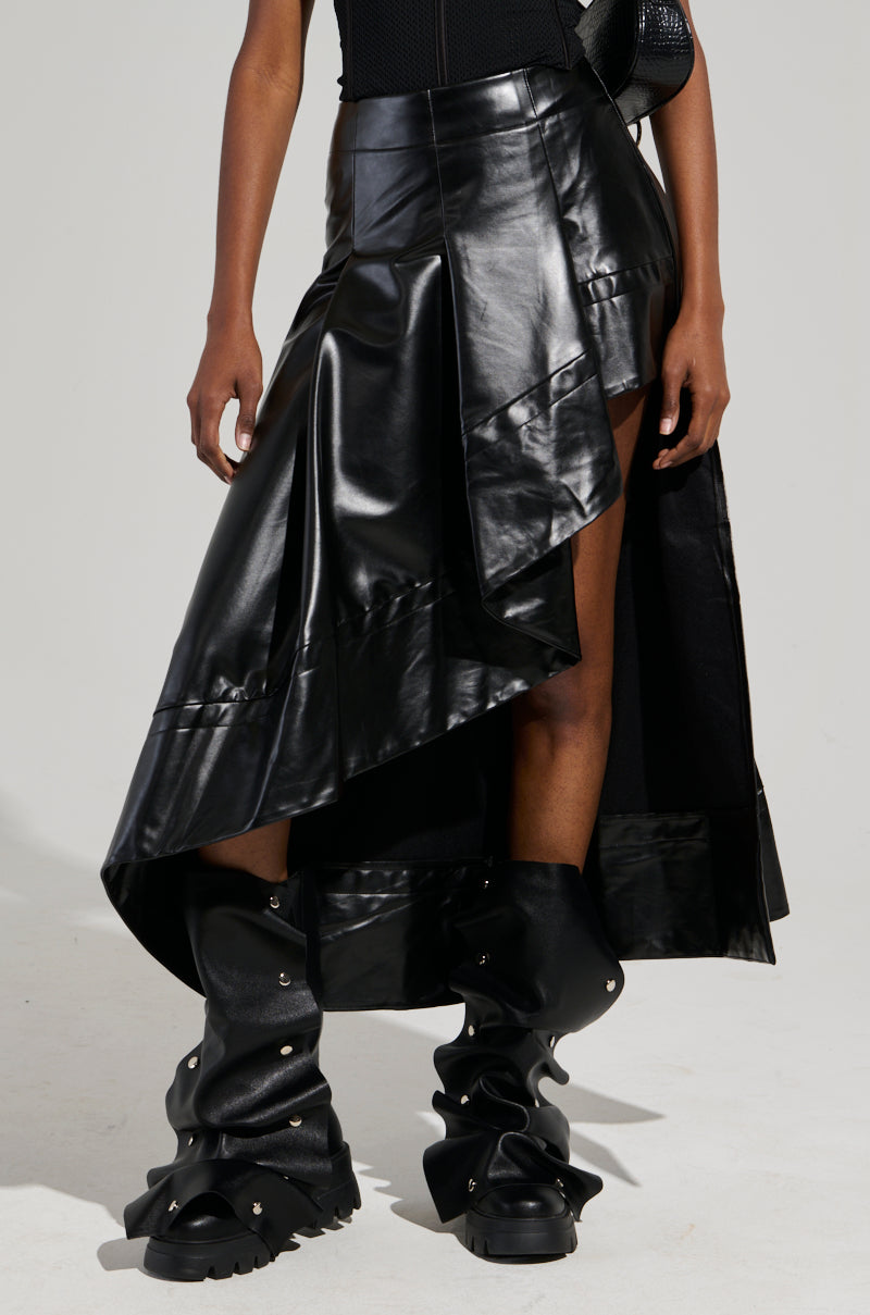 KEEP WALKING MIDI SKIRT