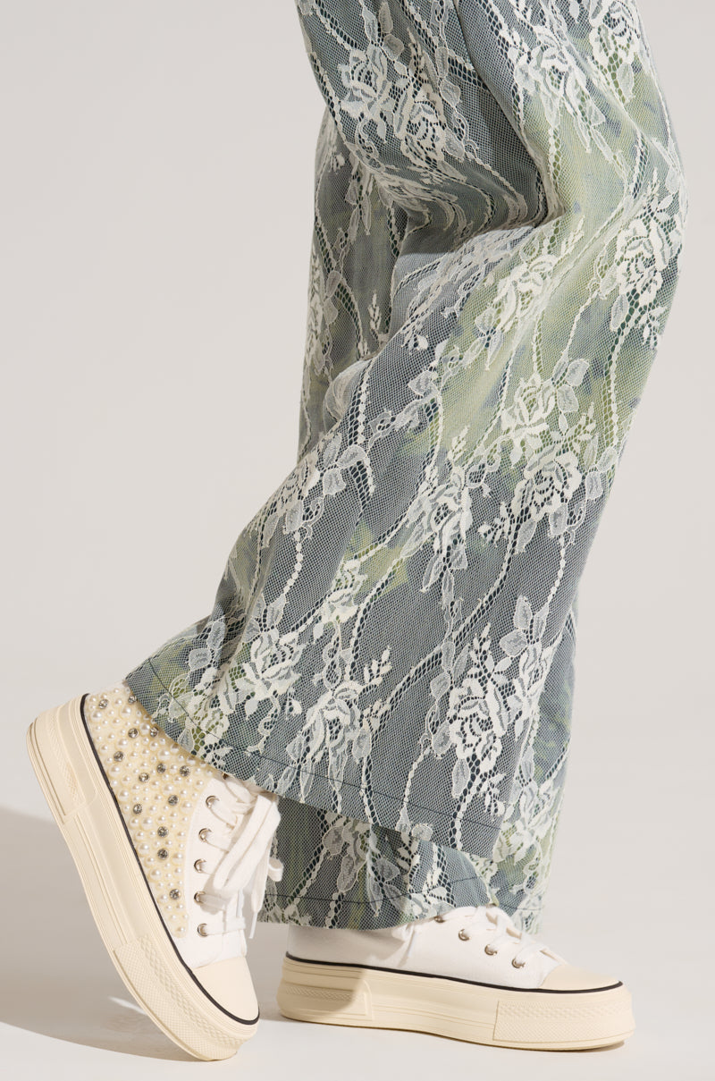 AZALEA WANG SAISHA PEARL WHITE SNEAKER