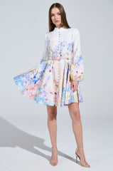 EXPENSIVE TASTE FLORAL MINI DRESS