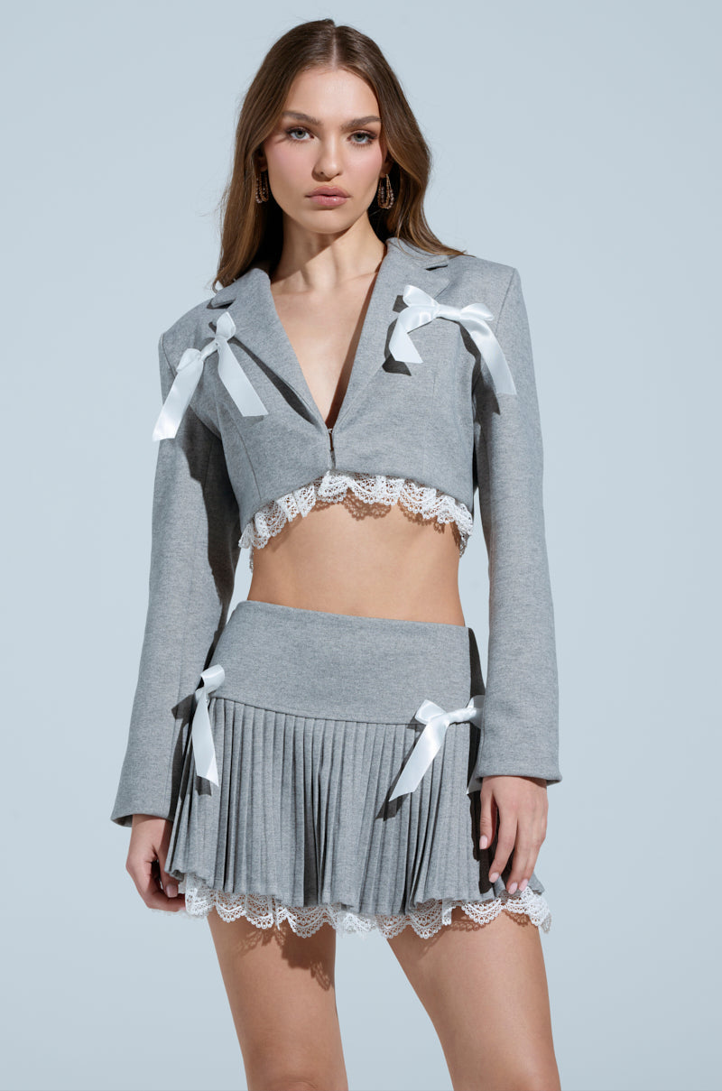 MARLEY LACE TRIM BLAZER