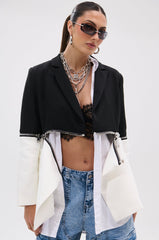 DON'T TRIP ZIPPER BLAZER
