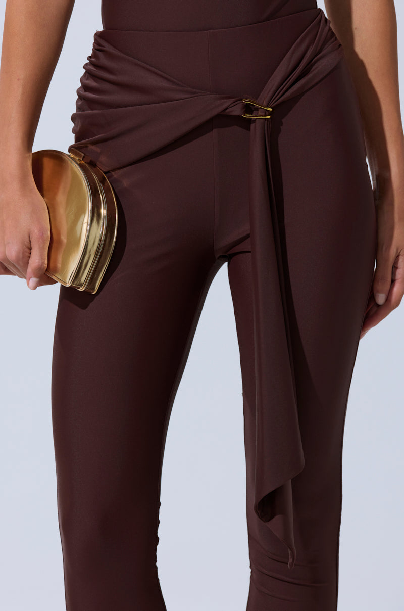 KIMMY SEAMLESS LEGGING IN BROWN