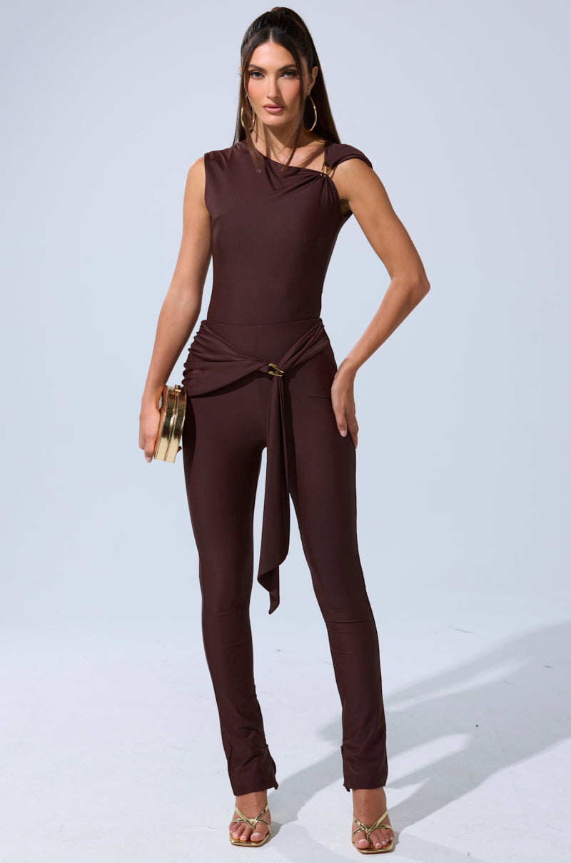 KIMMY SEAMLESS LEGGING IN BROWN