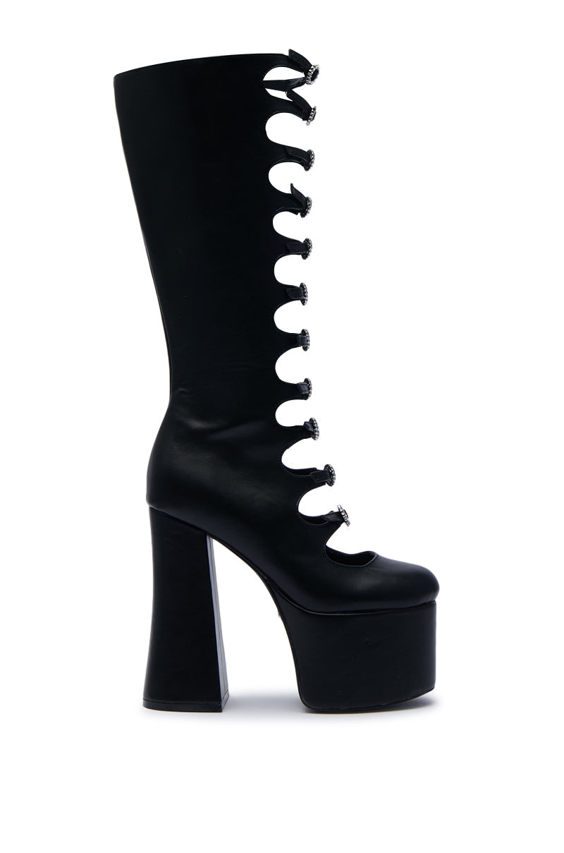 AZALEA WANG TOMLIN BLACK BOOT