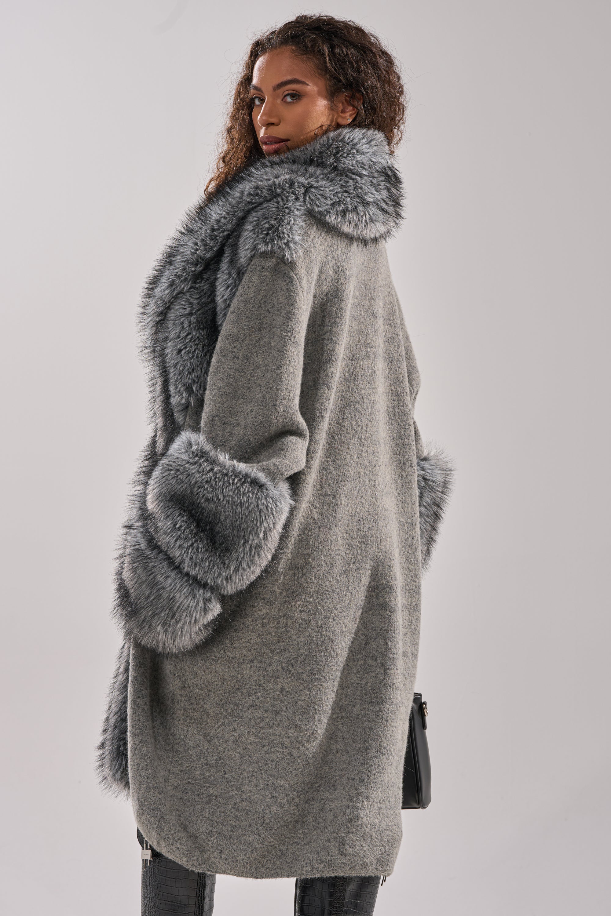 RICH FLEX LONG CARDIGAN