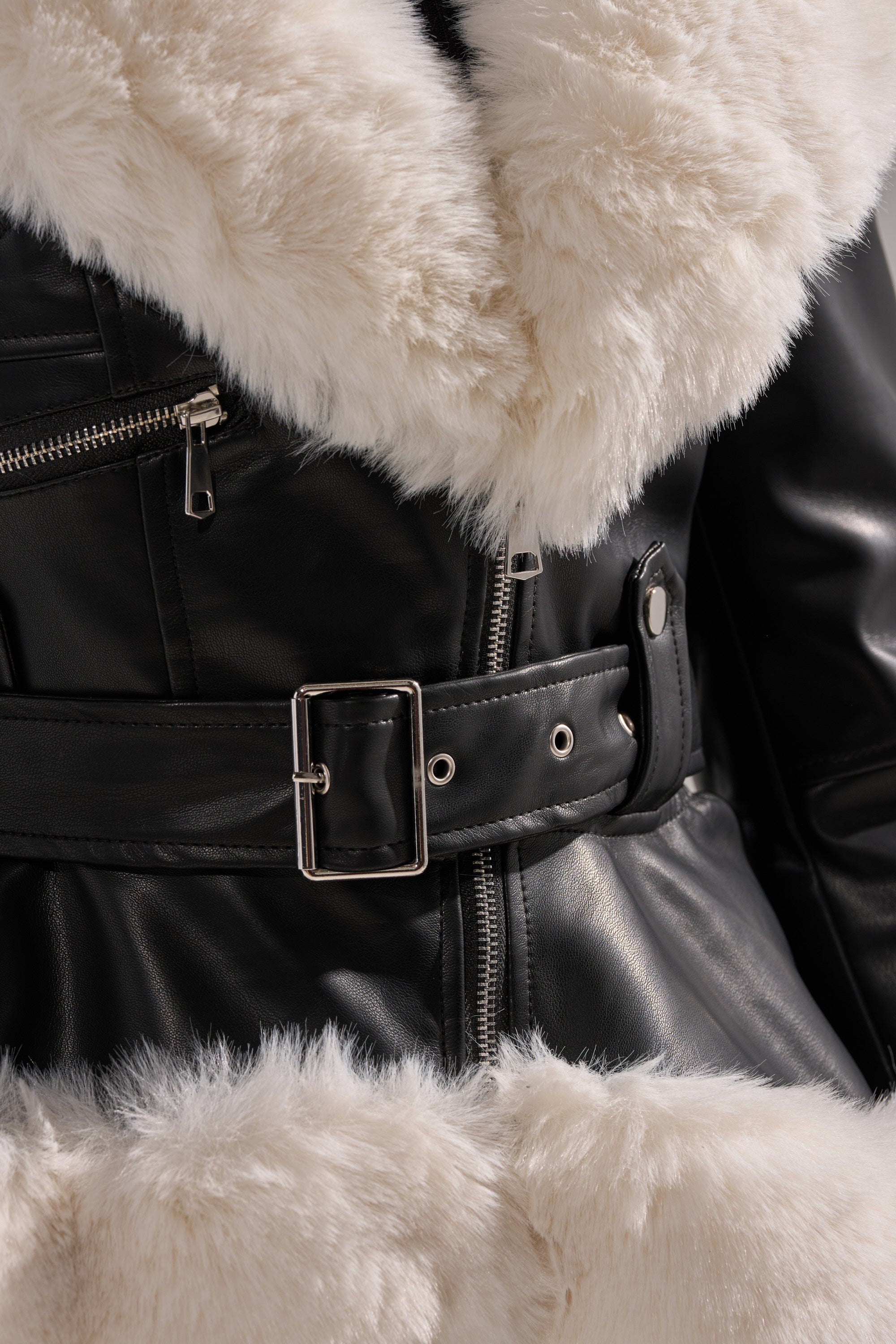 BABY IT'S COLD OUTSIDE FUR TRIM MOTO