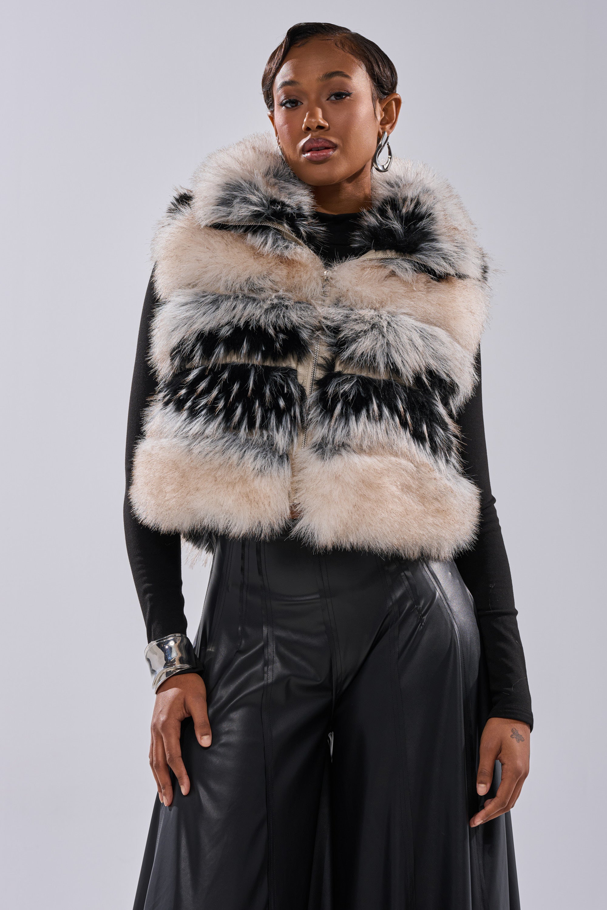KIKI FAUX FUR VEST