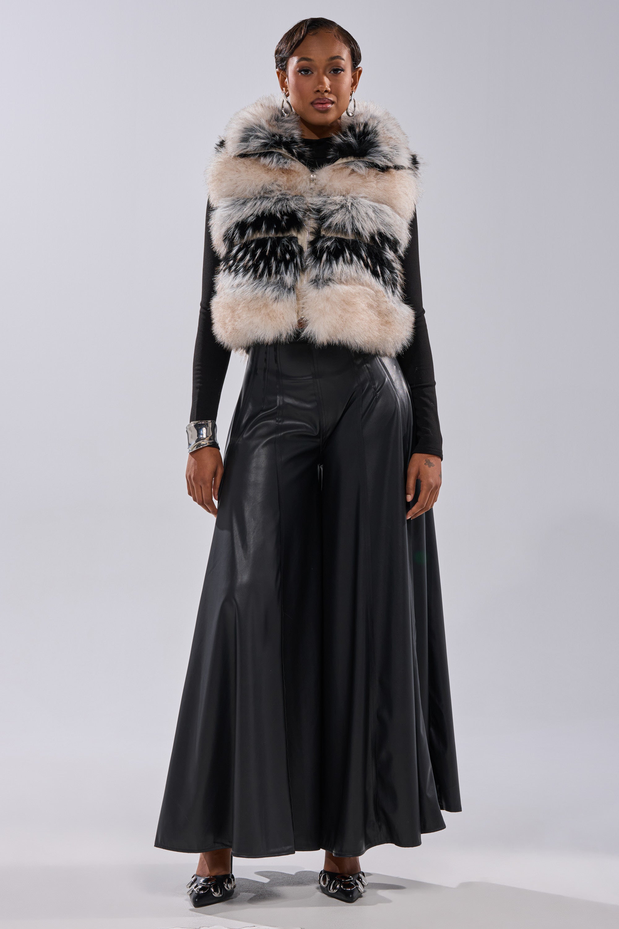 KIKI FAUX FUR VEST