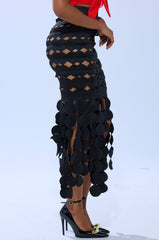 LOOKING FOR ME CIRCLE CUTOUT SKIRT