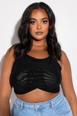 ADMIRE THE ARTWORK MESH UNDERWIRE BRALETTE