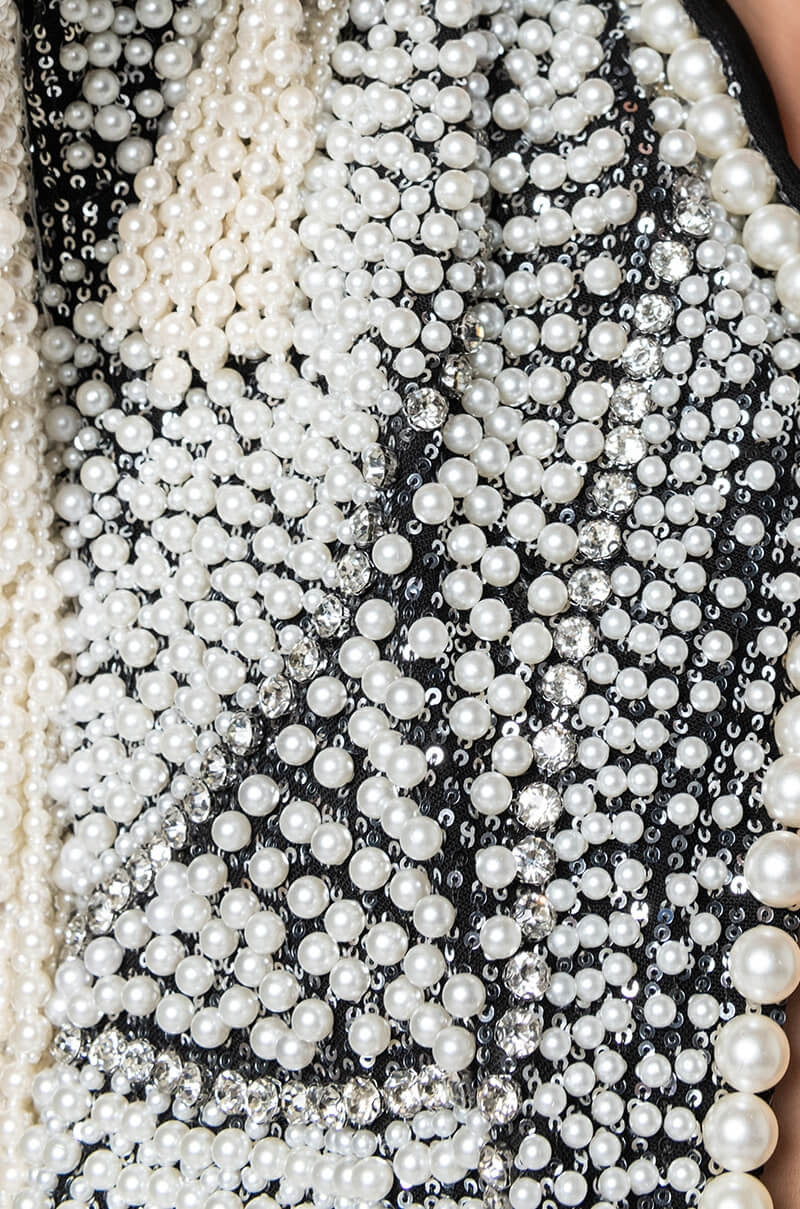 LUXE ALL OVER PEARL ALIX JACKET