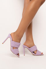 AZALEA WANG ALL YOUR LOVE STILETTO SANDAL IN PURPLE