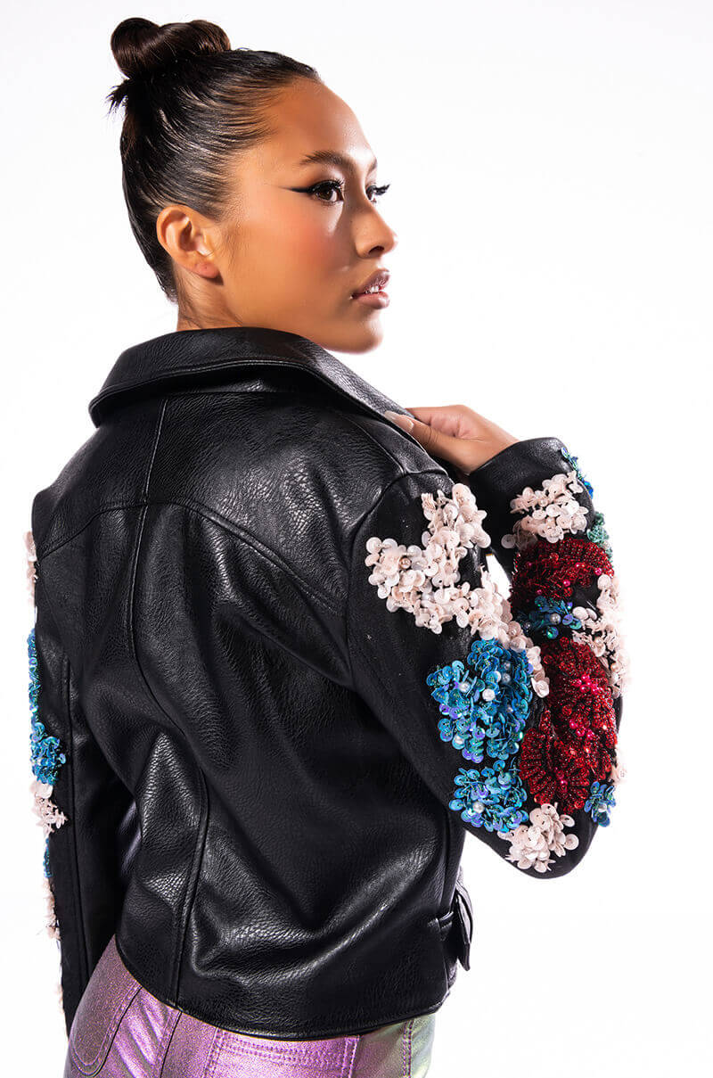 EVERY ROSE HAS A THORN MOTO JACKET