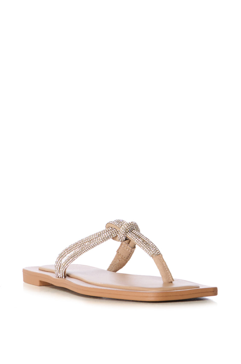 AZALEA WANG IVELLA SILVER ROPE SANDAL