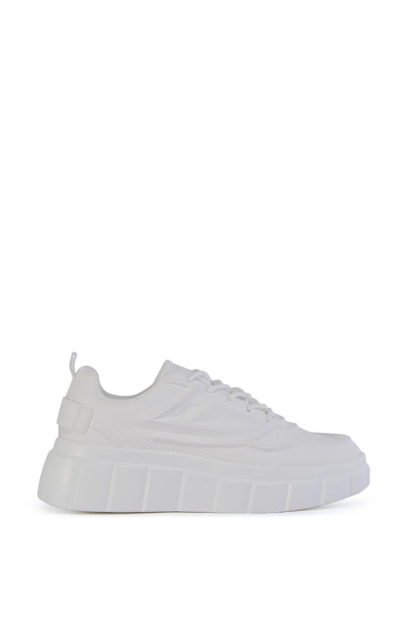 AZALEA WANG NEOMI WHITE SNEAKER